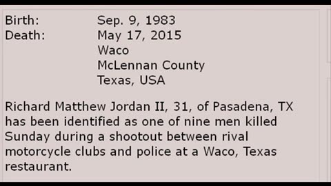 Waco Biker FAKE - No Deaths No Burials - Even of FBI Infiltrator!