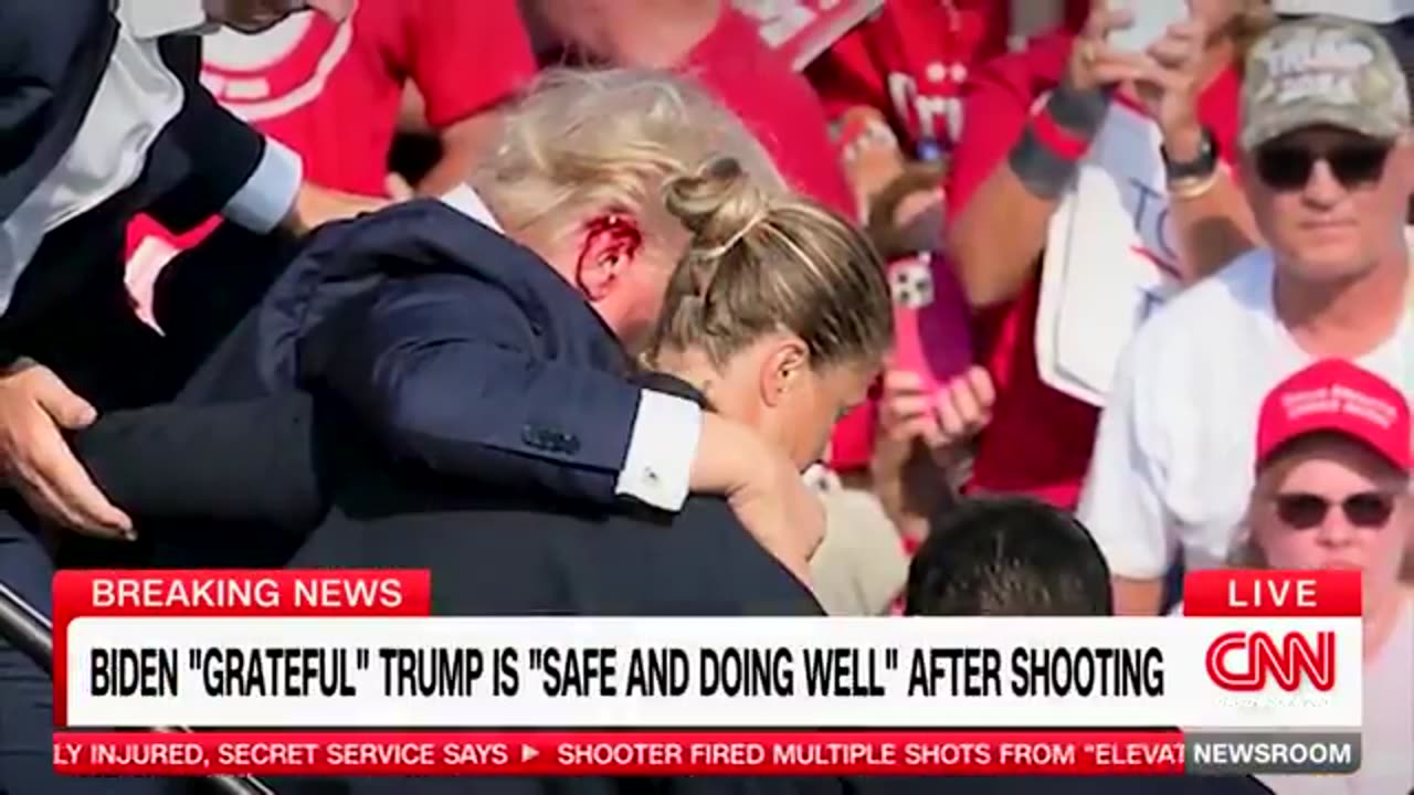 CNN's Jamie Gangel attacks Trump for saying "Fight! Fight! Fight!" after someone tried to kill him