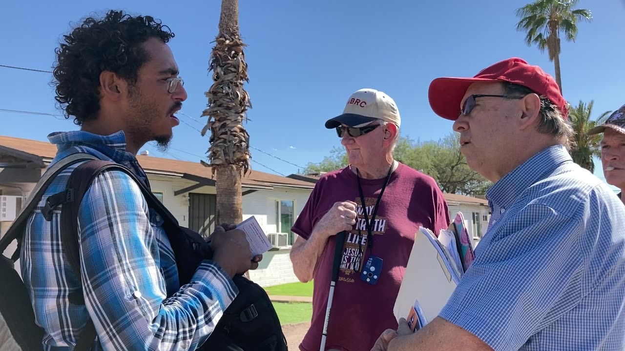 Evangelism to Homeless Man