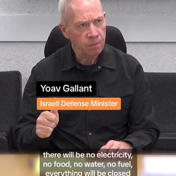 Yoav Allant Ministre de défense israélien
