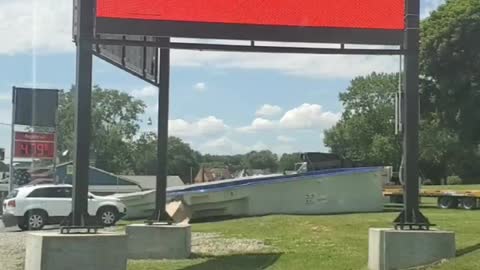Billboard At a Gas Station Called America!!