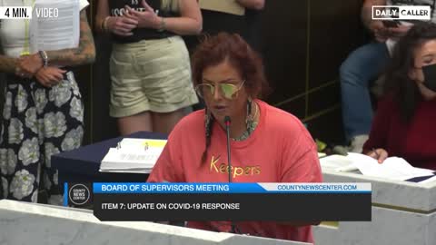Man Goes Wild At Board Of Supervisors Meeting Over COVID-19 Measures