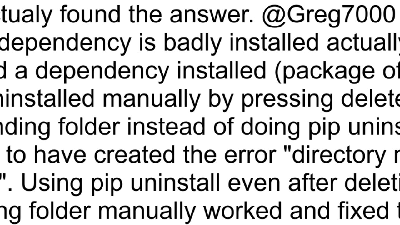 pip freeze throws quotThe directory name is invalidquot