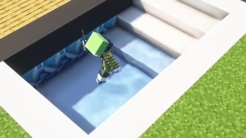 Mine craft morden house build❤️‍🩹