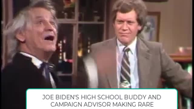 RARE VIDEO OF BIDEN'S HIGH SCHOOL BUDDY/CAMPAIGN ADVISOR