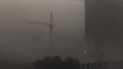 Crane collapse in St. Petersburg