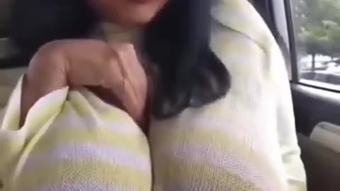 Cute Girl Big Boobs No Bra Bouncing Her Boobs