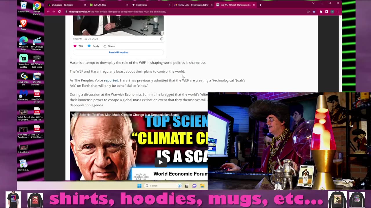 Doctor Evil Jr. explains why conspiracy theorists must be elliminated