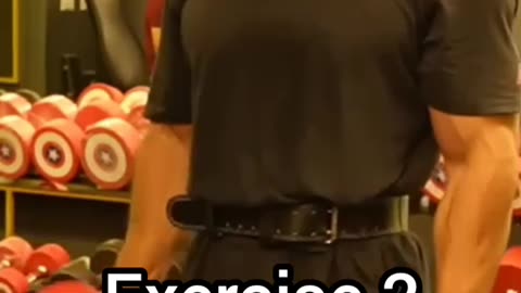 Biceps workout at gym