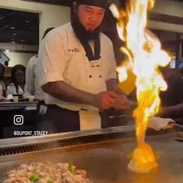 When the Hibachi chef A's the assignment