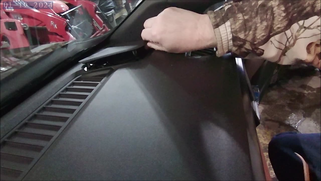 '23 GMC Canyon dash speaker grille removal.