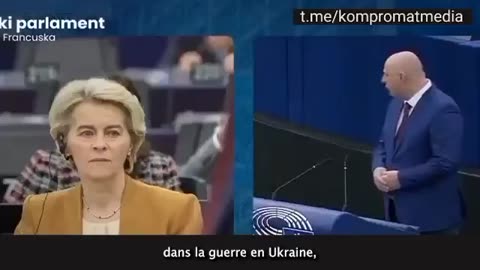 Le député Européen Kolakusic explose Von Der Leyen! La huène est mise a mal!