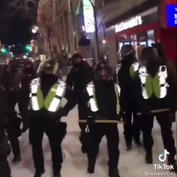 Canadians ROAR in unison chant