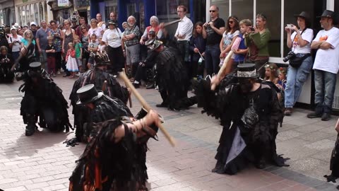 Beltane Border Morris - Stone Circle at Bunkfest 2013