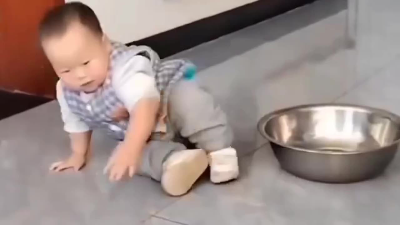 A child playing with his fish (11)