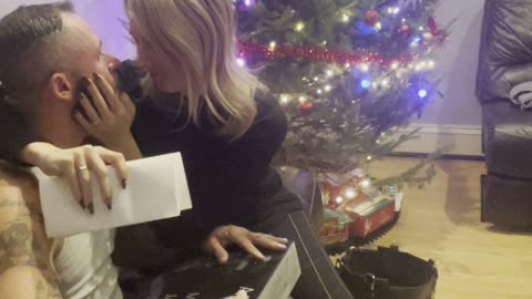 Wife Surprises Husband with Heartfelt Christmas Gift