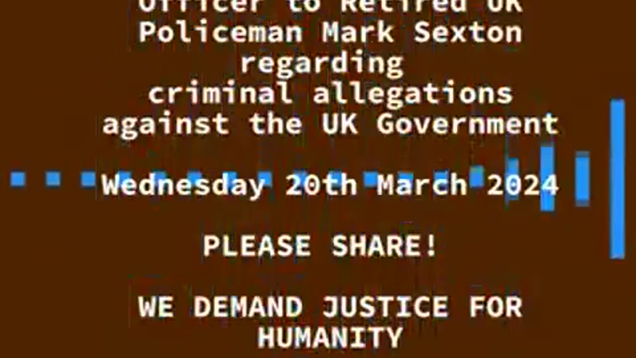 Phone call between an MI5 Officer to Retired UK Policeman Mark Sexton