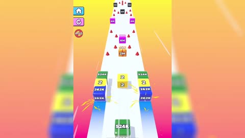 Jelly Run 2048 - All Levels Gameplay Android,ios game Mobile Game Max Level New Update #1096