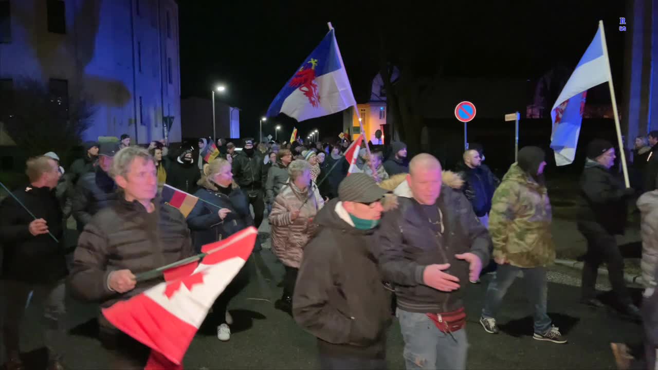 Demmin: Der Demonstrationszug ist unterwegs 10-02-2022