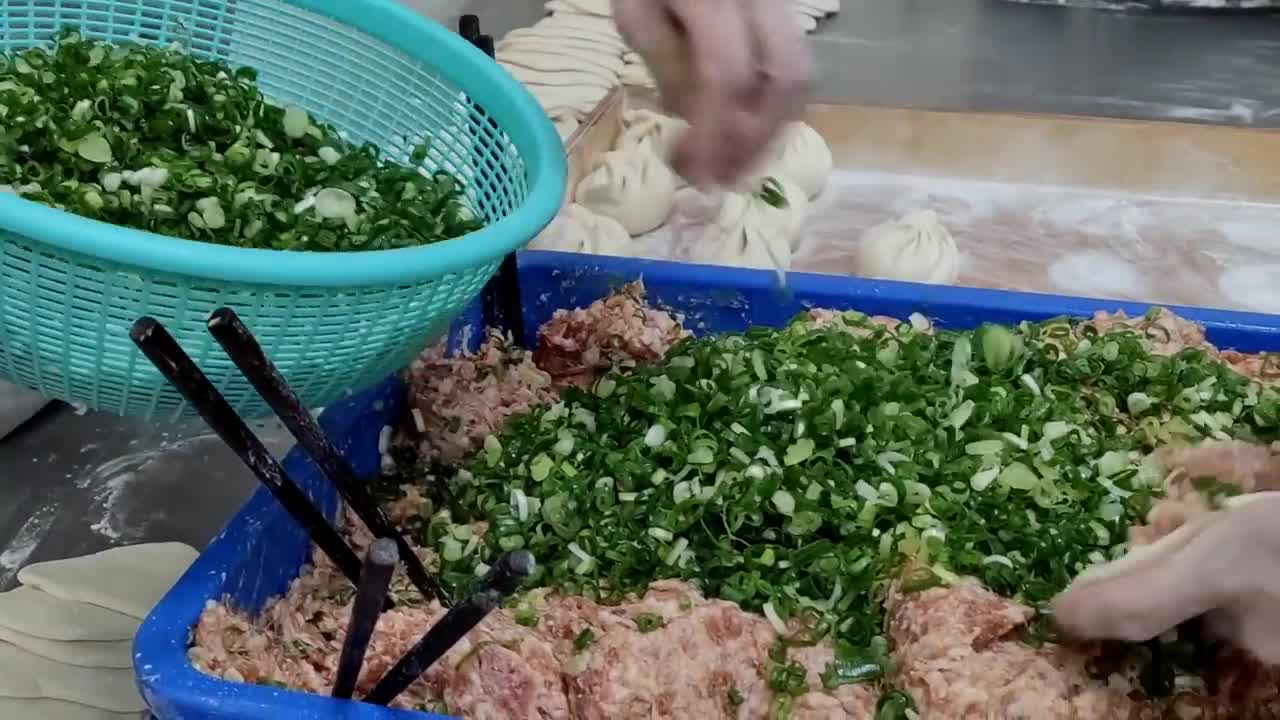 Handmade meat buns-Taiwanese breakfast
