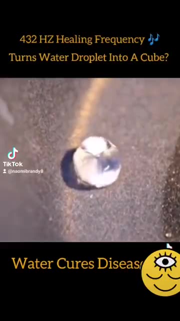 FANTASTICHE PROPRIETA DELL'ACQUA CON LE VIBRAZIONI, CAMBIANDO FORME INCREDIBILI