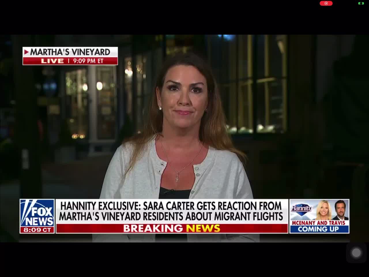 Sarah Carter got a shocking response from residents in Martha’s Vineyard.