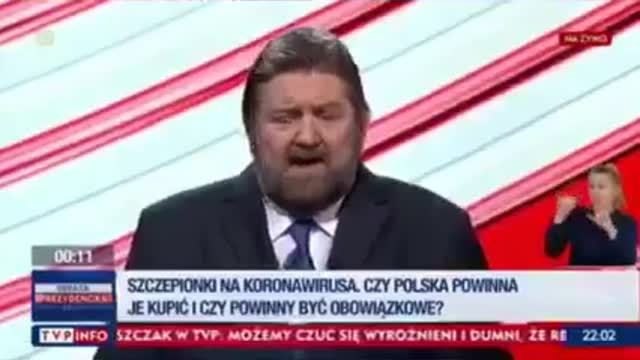 Pan Stanisław w TVP Info o szczepieniach