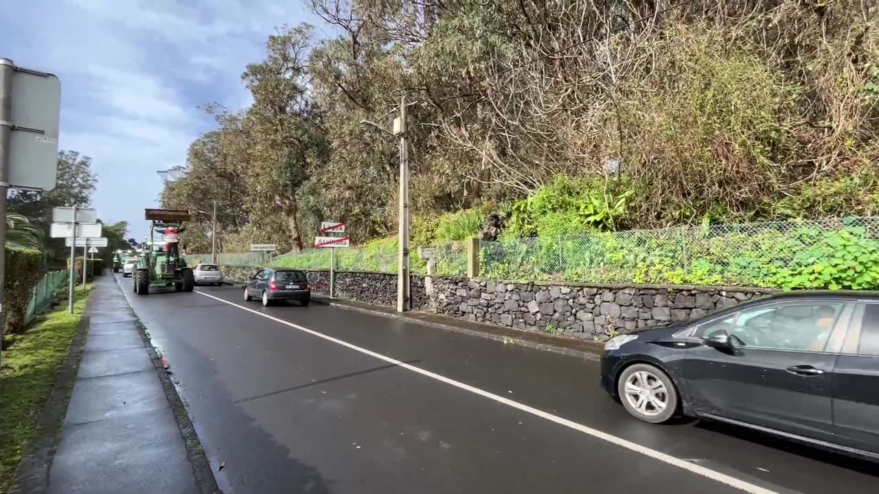 LIVE: Farmers protest / Marcha lenta de agricultores - Sao Miguel Island / Azores, Portugal - 08.02.2024