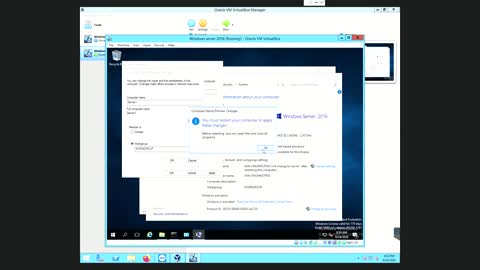 Server 2016 setup and configuration