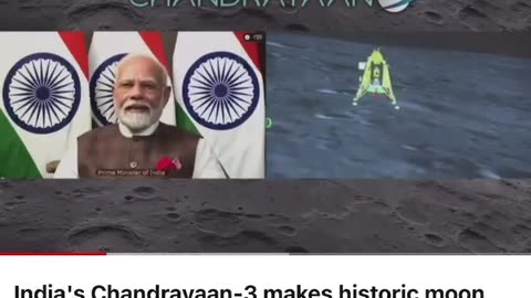 India lands on the moon