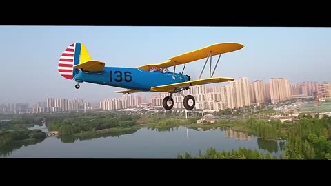 Dynam Stearman PT-17 Blue 4S RC Biplane 1300mm 51" Wingspan