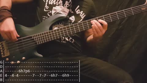 Linkin Park - Forgotten Bass Cover (Tabs)