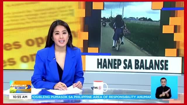 Grade 7 student saBulacan, unicycle ang gamit papasok sa paaralan