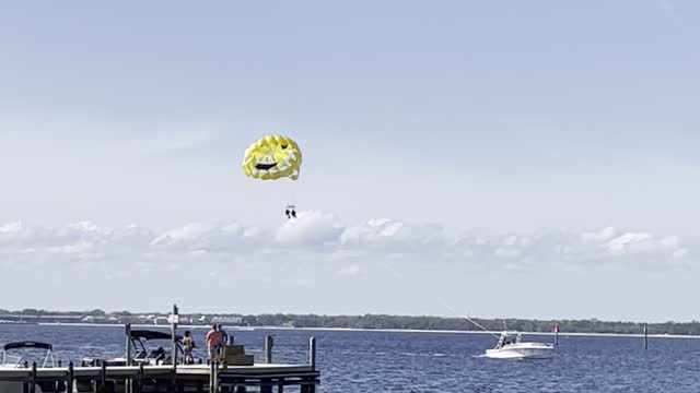 Parasailing on Pensacola Bay 🪂