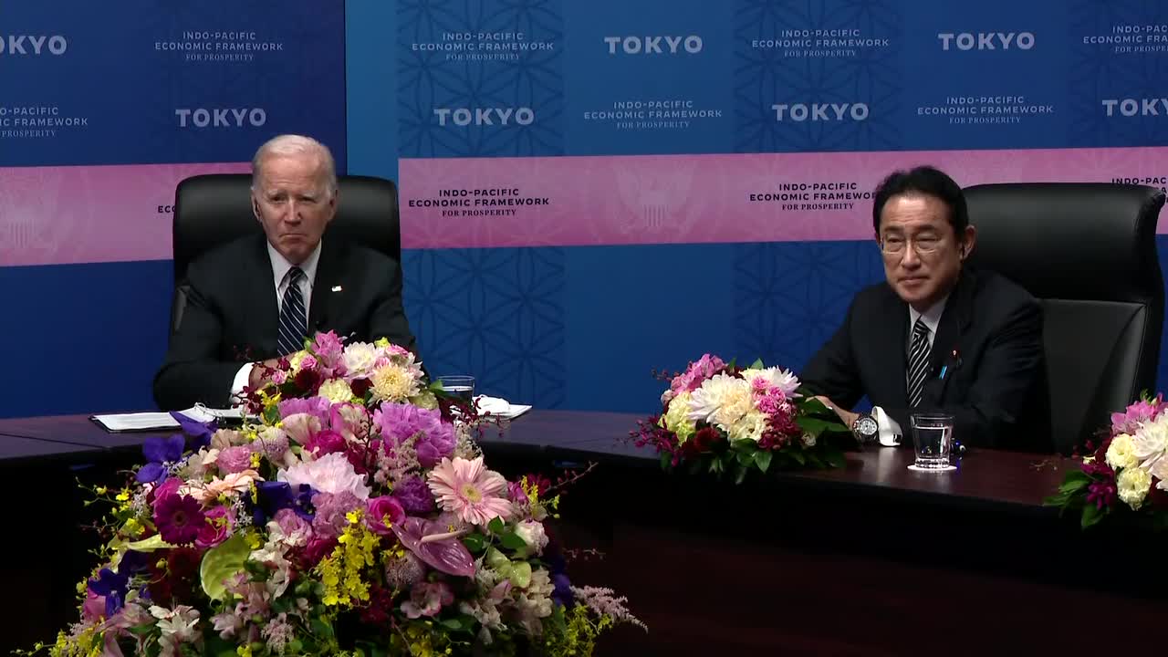President Biden makes remarks at Indo-Pacific Economic Framework for Prosperity launch in Tokyo, Japan