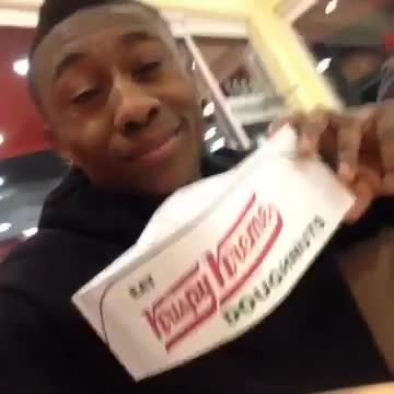 .Back at it again at Krispy Kreme Vine