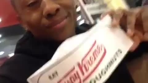 .Back at it again at Krispy Kreme Vine