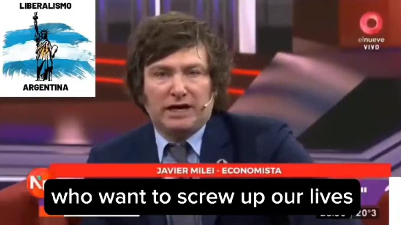 A message from politician, Javier Milei, to the Deep State on behalf of Argentinians