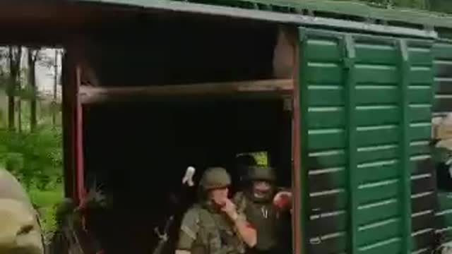 O group Armored Train in Ukraine. Destination station - Pobeda