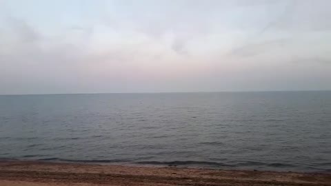 Sunset at Shoebury East Beach United Kingdom