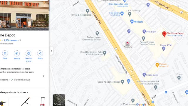 FCPD Mason District Home Depot Armed Robbery Pursuit 10 18 2022 1858HRS