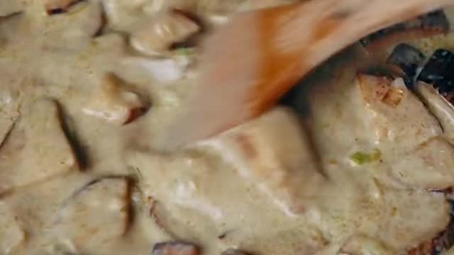 Vegetable soup with cheese