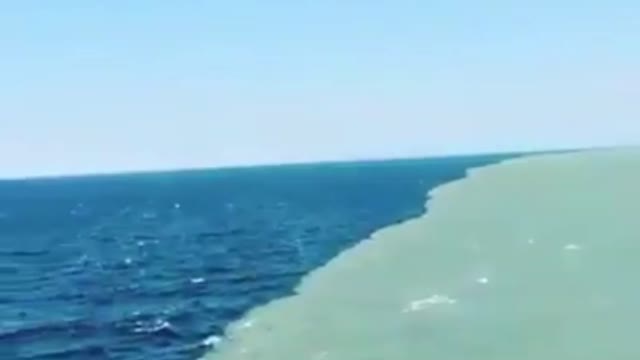 Two Oceans Meet but do not Mix - Wonders of God's Creation