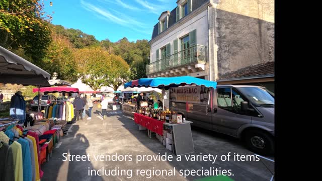 Brantome Market Day