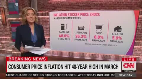 CNN on inflation: "As expected a big number ... it is the hottest inflation since 1982."