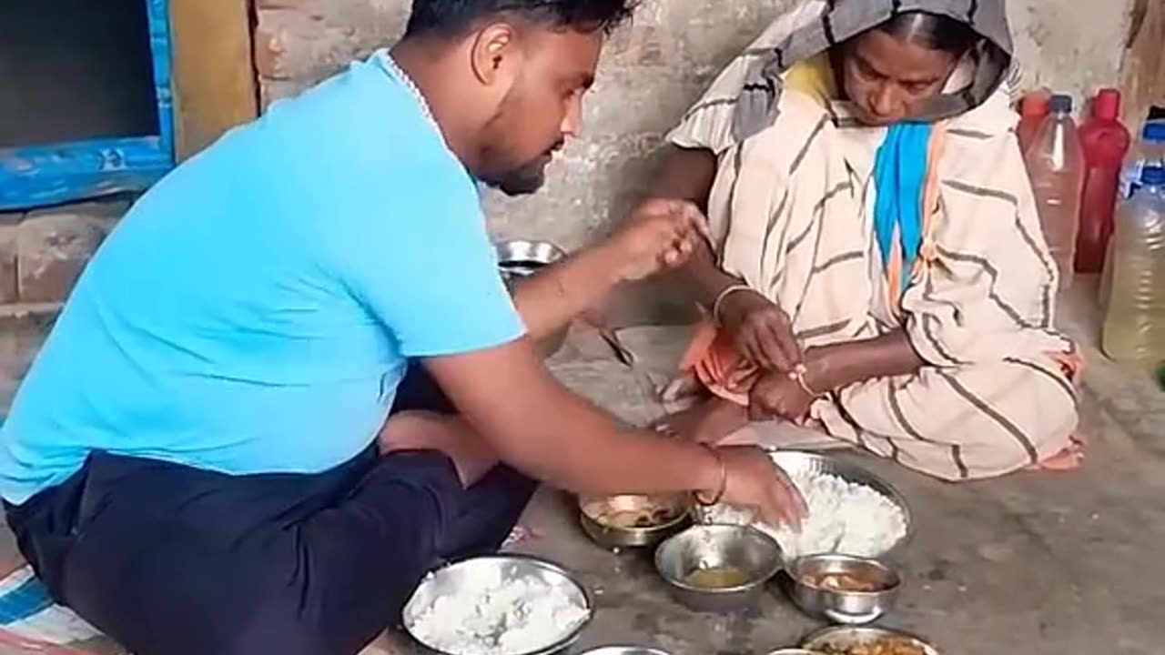 A son eating all but mother is not all wife