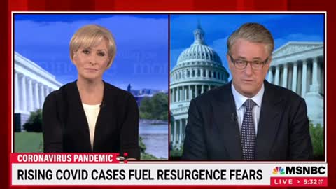 MSNBC Morning Joe calls for mandatory vaxx & the termination of any authority who refuses the order