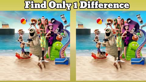 Hotel Transylvania 3 - Find One Difference Only