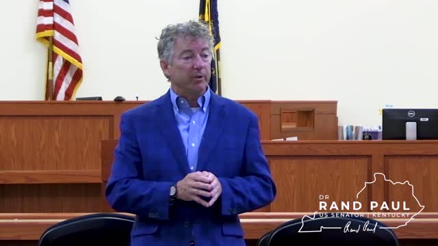 Dr. Rand Paul Speaks at a Casey County Public Forum - June 3, 2022