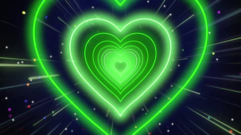 334. Color Changing Heart Tunnel💜💙💚🩷😘